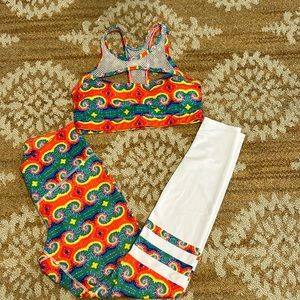 Fallon Taylor Heiress Equine. Womens Large workout outfit NWOT